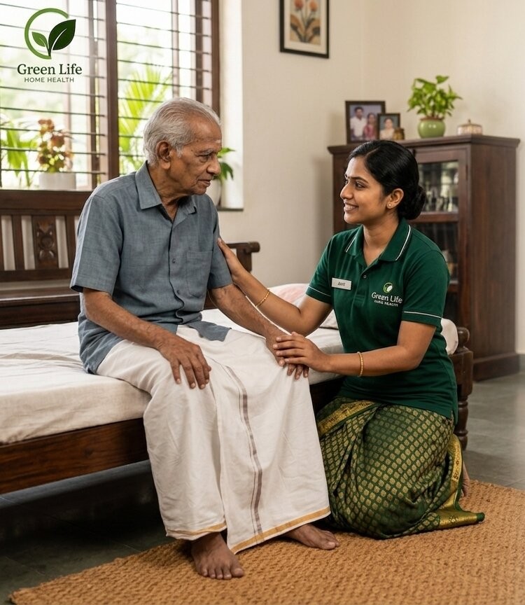 Elder care moment